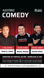 auditorio comedy agenda junio monólogos en guadalajara