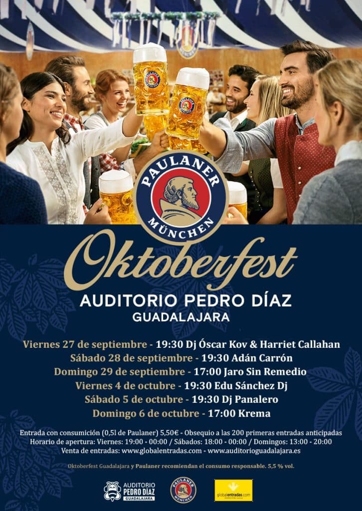 Agenda oktoberfest Guadalajara